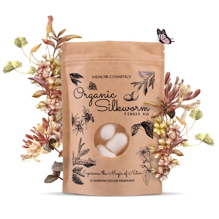 Memoir Organic Silkworm Finger Rub - Facial Cleanser...